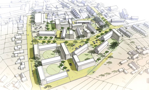 städtebauliche Visualisierung für Bürgerbeteiligung